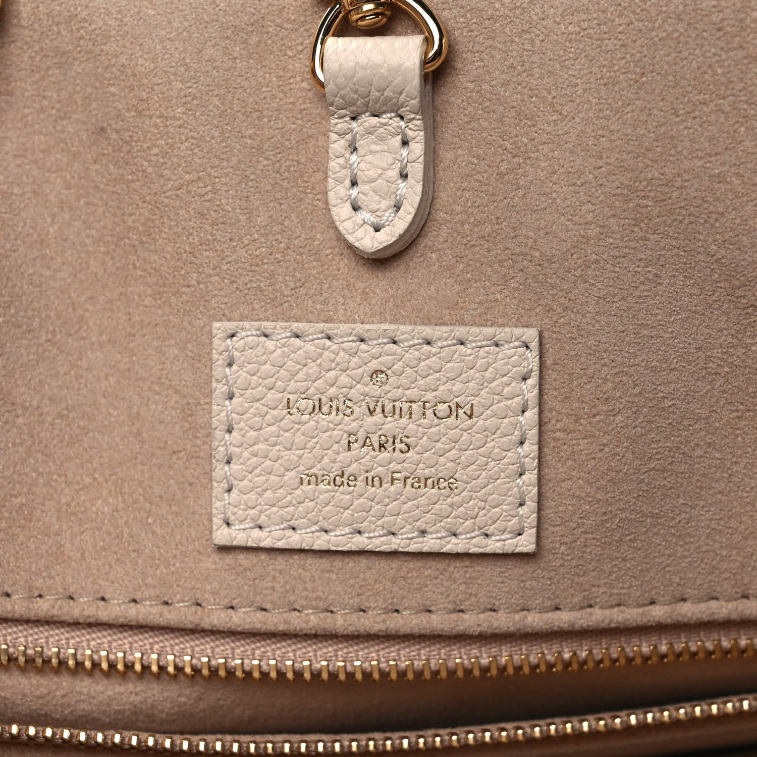 Louis Vuitton Empreinte Monogram Spring In The City Onthego MM Kaki Beige Cream 6 of 9