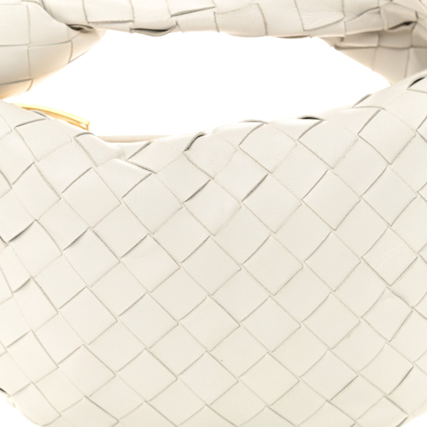 Patent Nappa Intrecciato Mini Jodie White