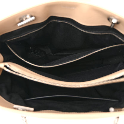 Saint Laurent Calfskin Y Quilted Monogram Large Loulou Shopper Nude Powder 5 of 10