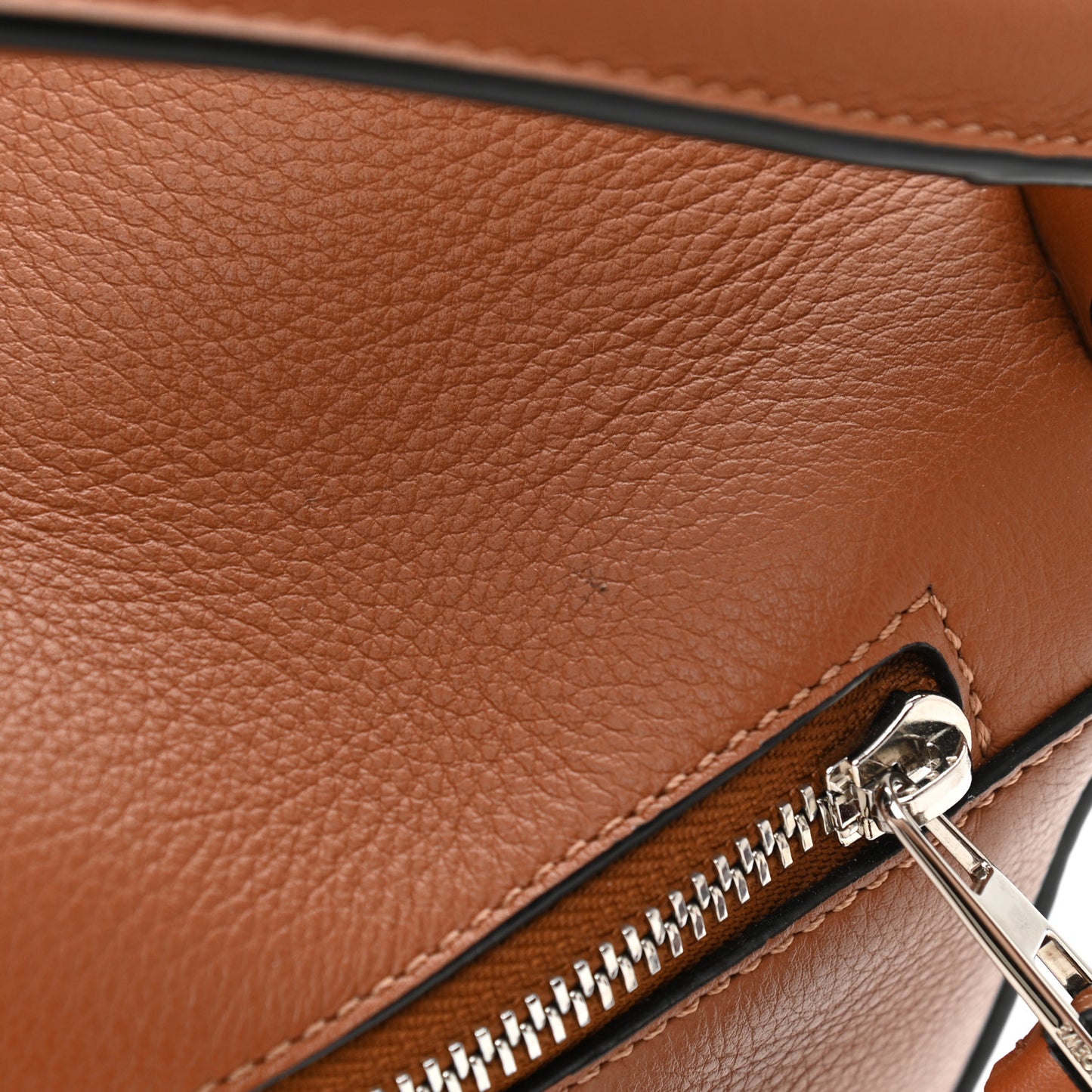 Calfskin Small Puzzle Bag Tan