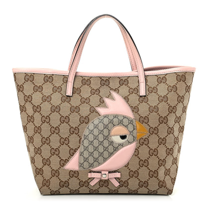 Gucci GG Monogram Mini Zoo Bird Tote Pink 1 of 9