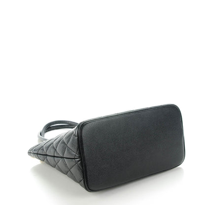 Chanel Caviar Quilted Medallion Tote Black 4 of 7