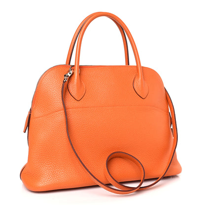 Hermes Taurillon Clemence Bolide 31 Orange 3 of 10