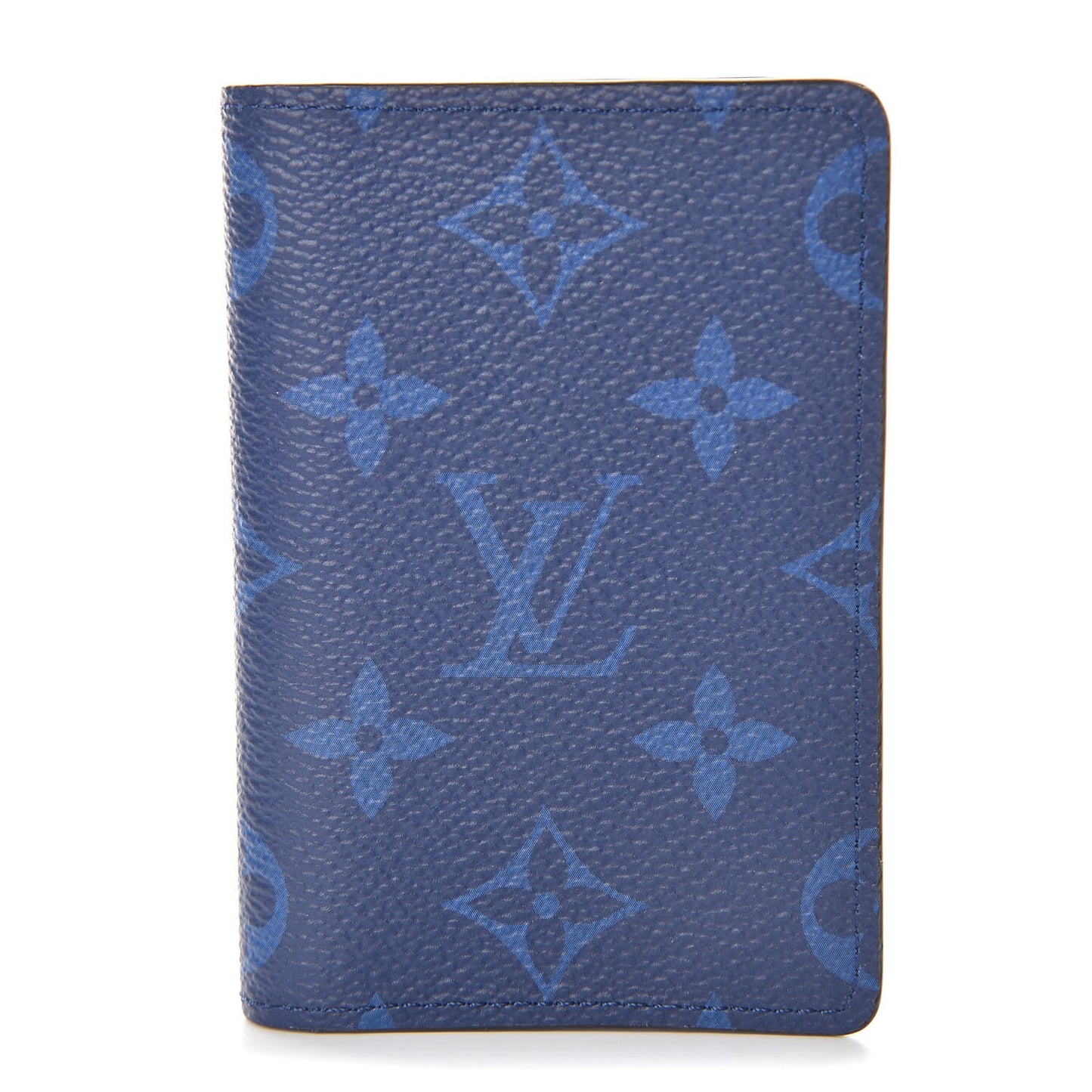 Monogram Taiga Pocket Organizer Cobalt