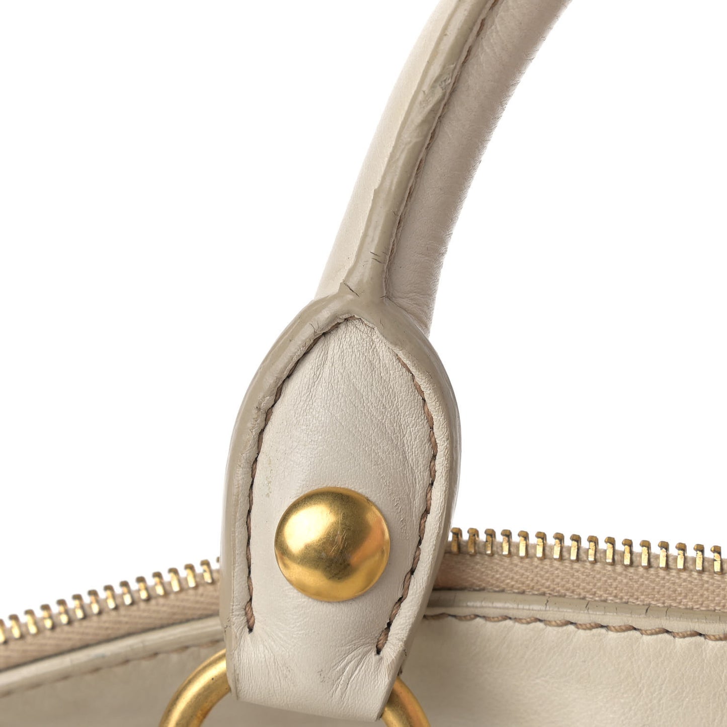 Vitello Lux Large Bow Bag Talco