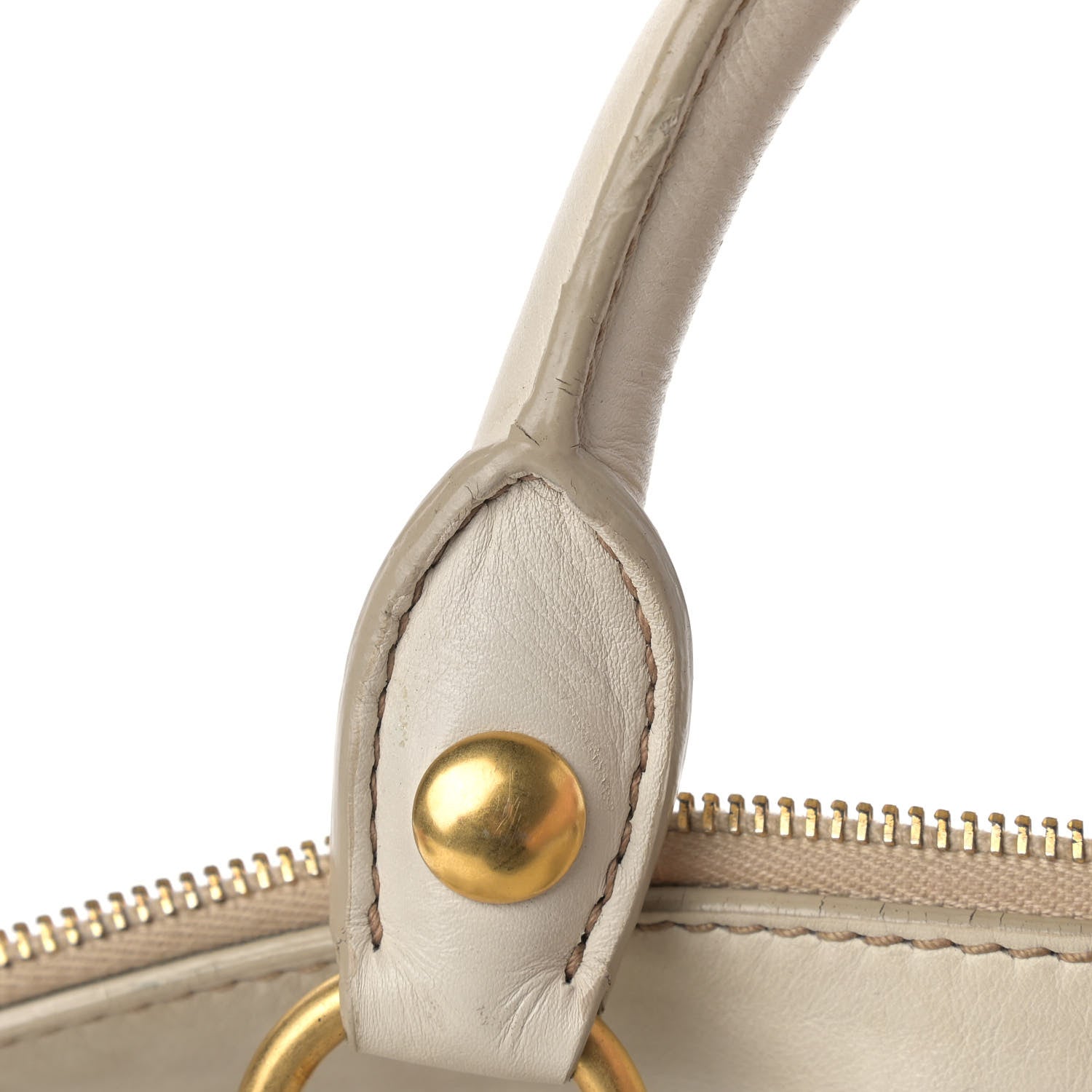 Miu Miu Vitello Lux Large Bow Bag Talco 16 of 19