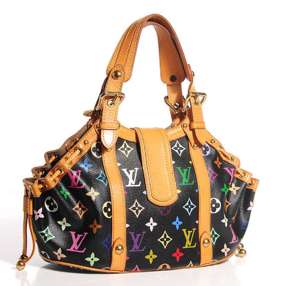 Louis Vuitton Monogram Multicolor Theda GM Black 3 of 7