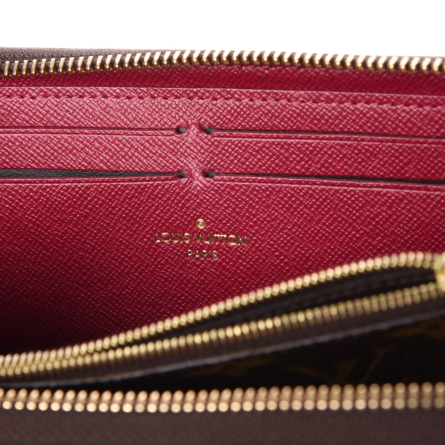 Louis Vuitton Monogram Clemence Wallet Fuchsia 7 of 8