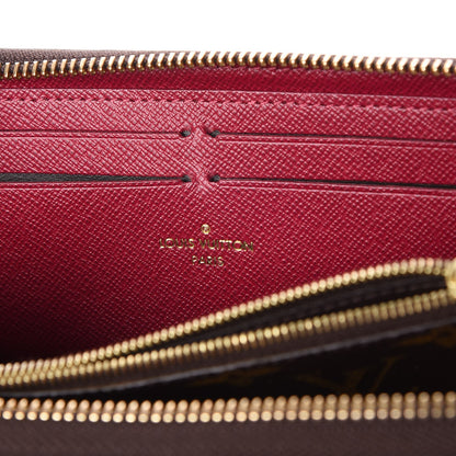 Louis Vuitton Monogram Clemence Wallet Fuchsia 7 of 8