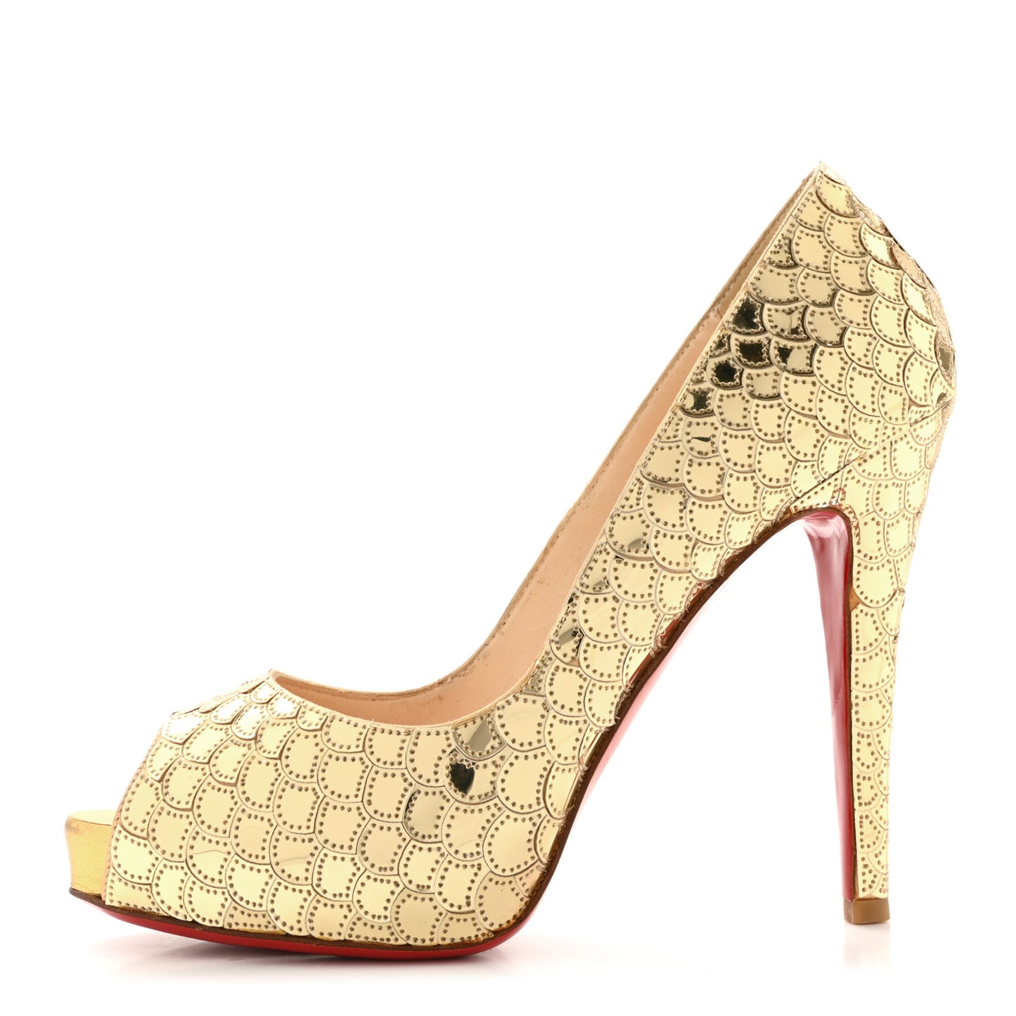 Calfskin Crepe Poseidon 120 Pumps 37 Perle
