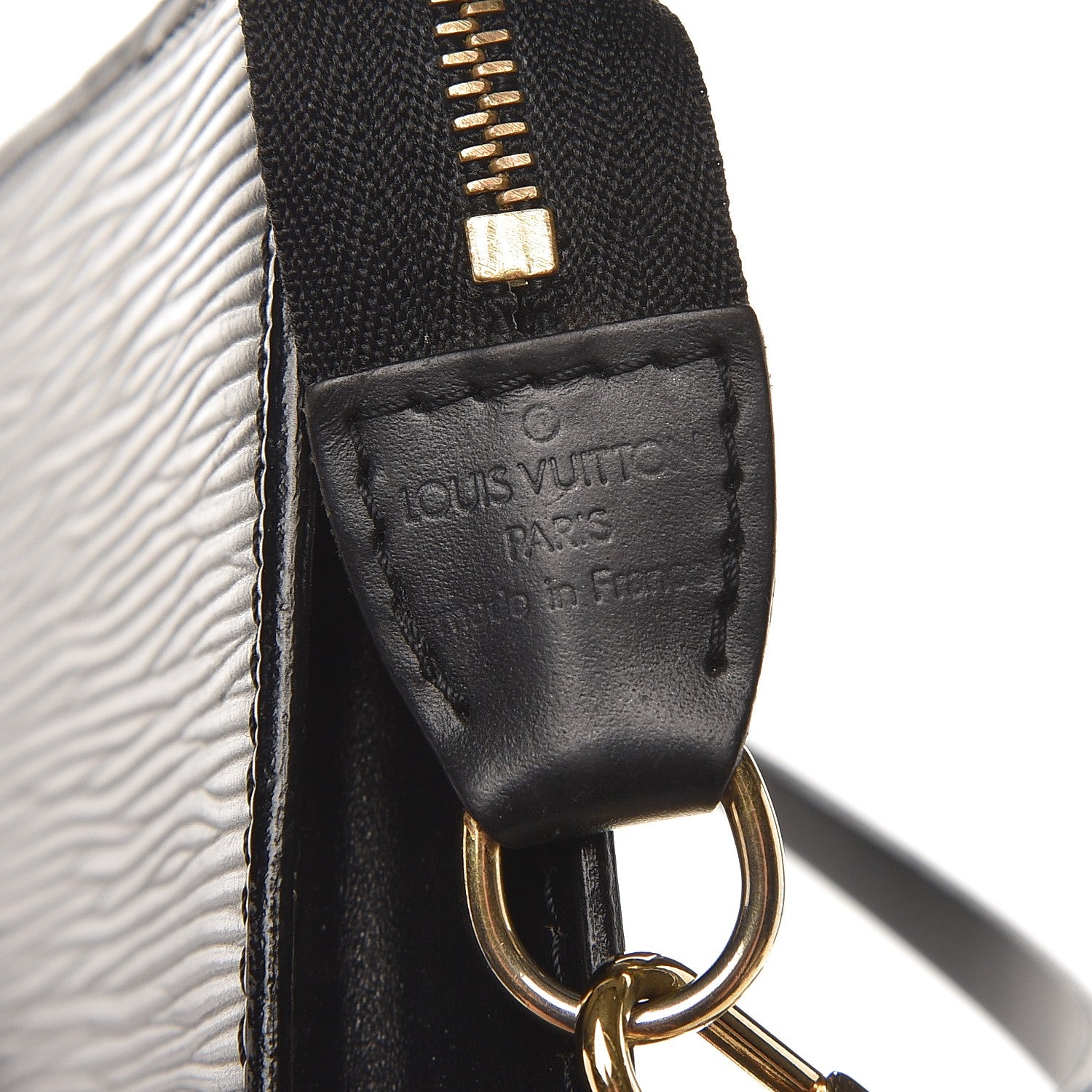 Louis Vuitton Epi Pochette Accessories 24 Black 6 of 6