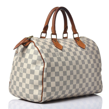 Louis Vuitton Damier Azur Speedy 30 3 of 14