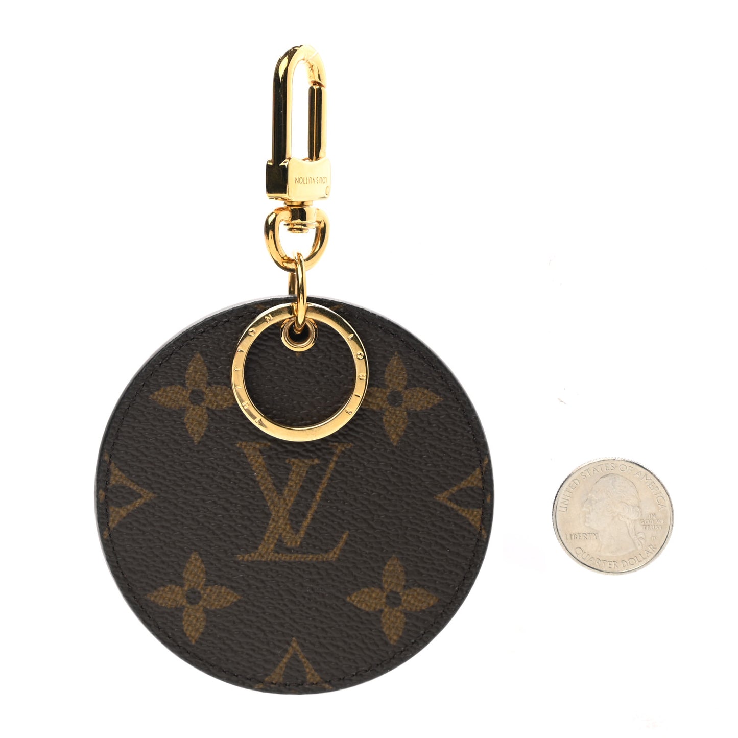 Monogram Reverse Key Holder Bag Charm