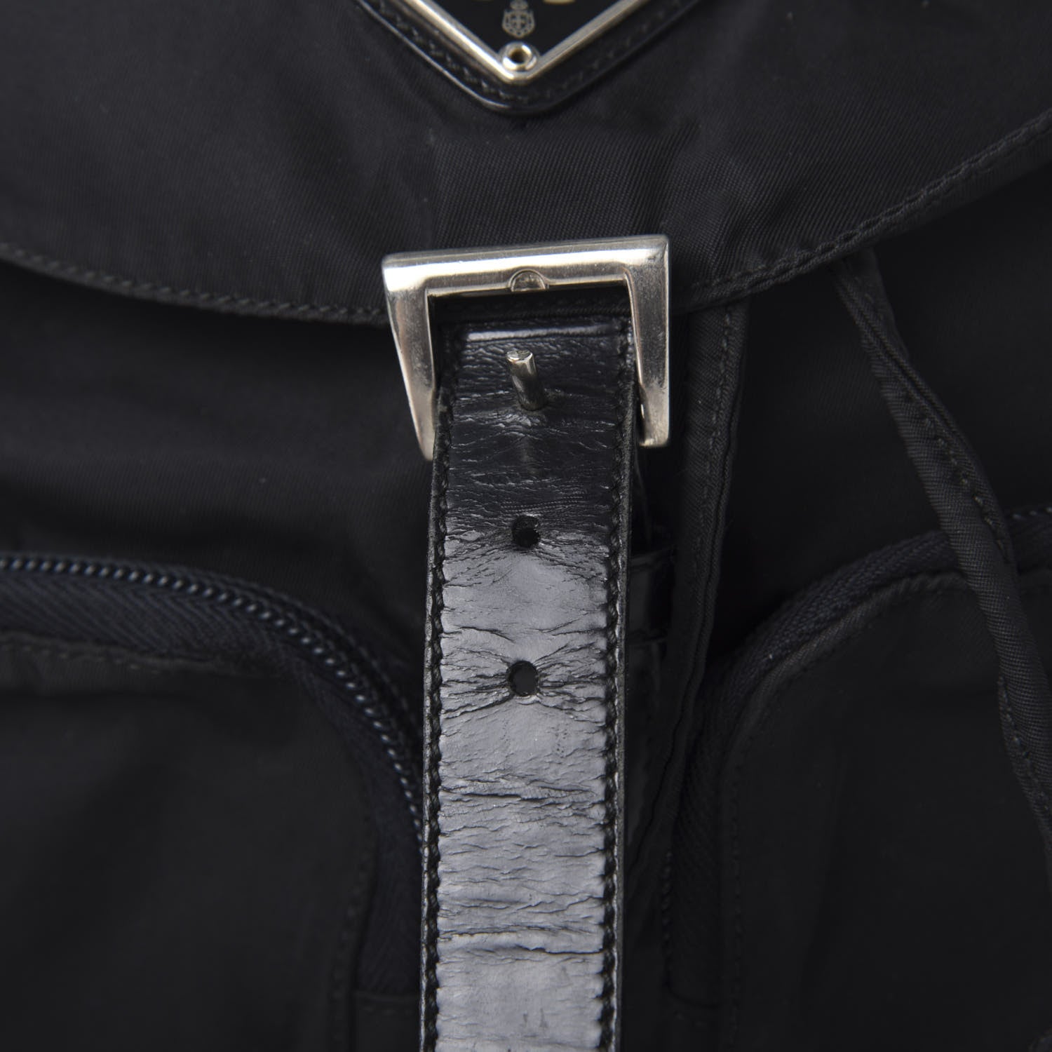 Prada Tessuto Nylon Vela Small Backpack Black 9 of 12