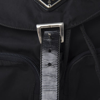 Prada Tessuto Nylon Vela Small Backpack Black 9 of 12