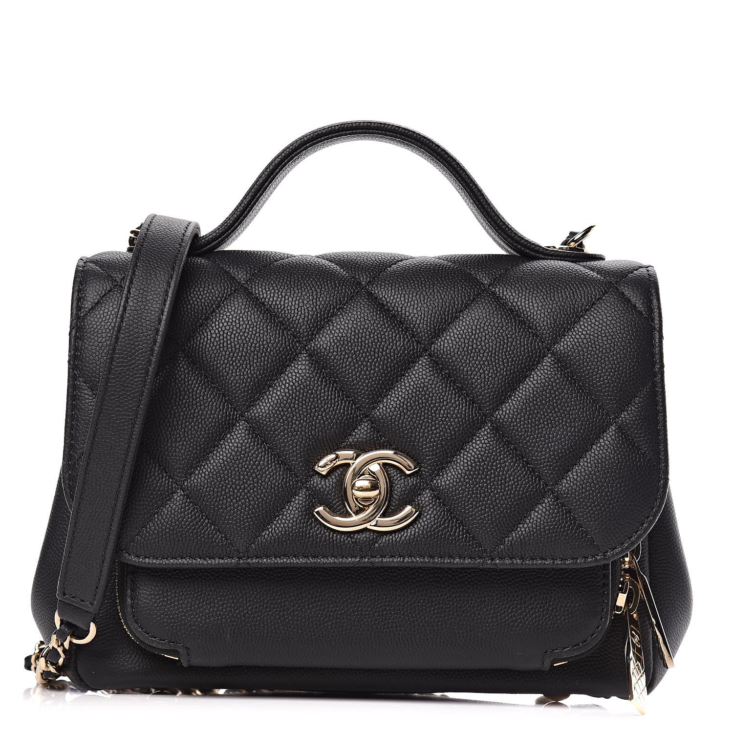 Chanel Caviar Quilted Small Business Affinity Flap Black 1 of 9