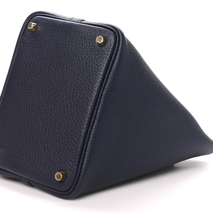 Hermes Taurillon Clemence Picotin Lock 18 PM Bleu Nuit 10 of 11