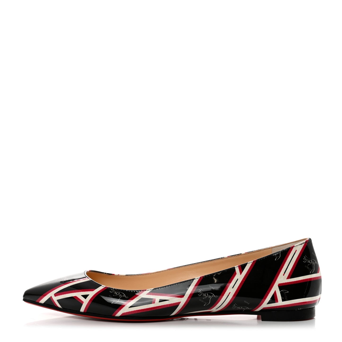 Patent Ribbon Ballalla Flats 38 Multicolor