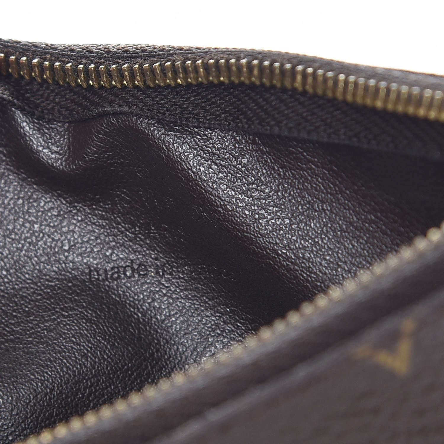 Louis Vuitton Monogram Josephine Chain Wallet Zippered Insert 6 of 8