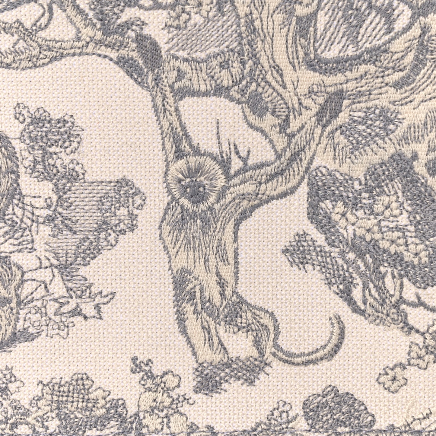 Canvas Embroidered Large Dioriviera Toile De Jouy Book Tote Gray
