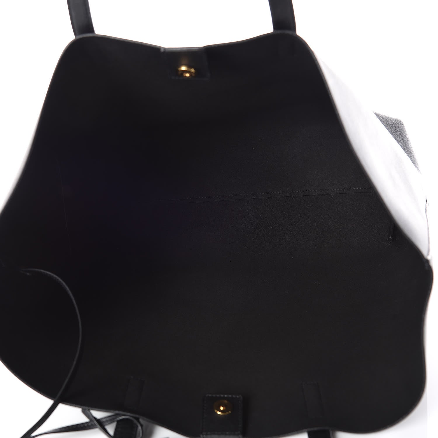 Saint Laurent Calfskin Large Shopping Tote Black 6 of 10