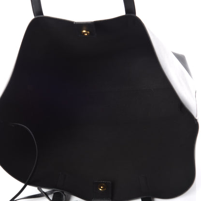 Saint Laurent Calfskin Large Shopping Tote Black 6 of 10