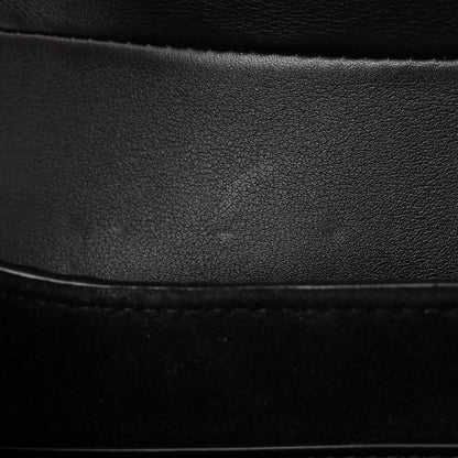 Christian Dior Calfskin Embossed Oblique Saddle Bag Black 11 of 16