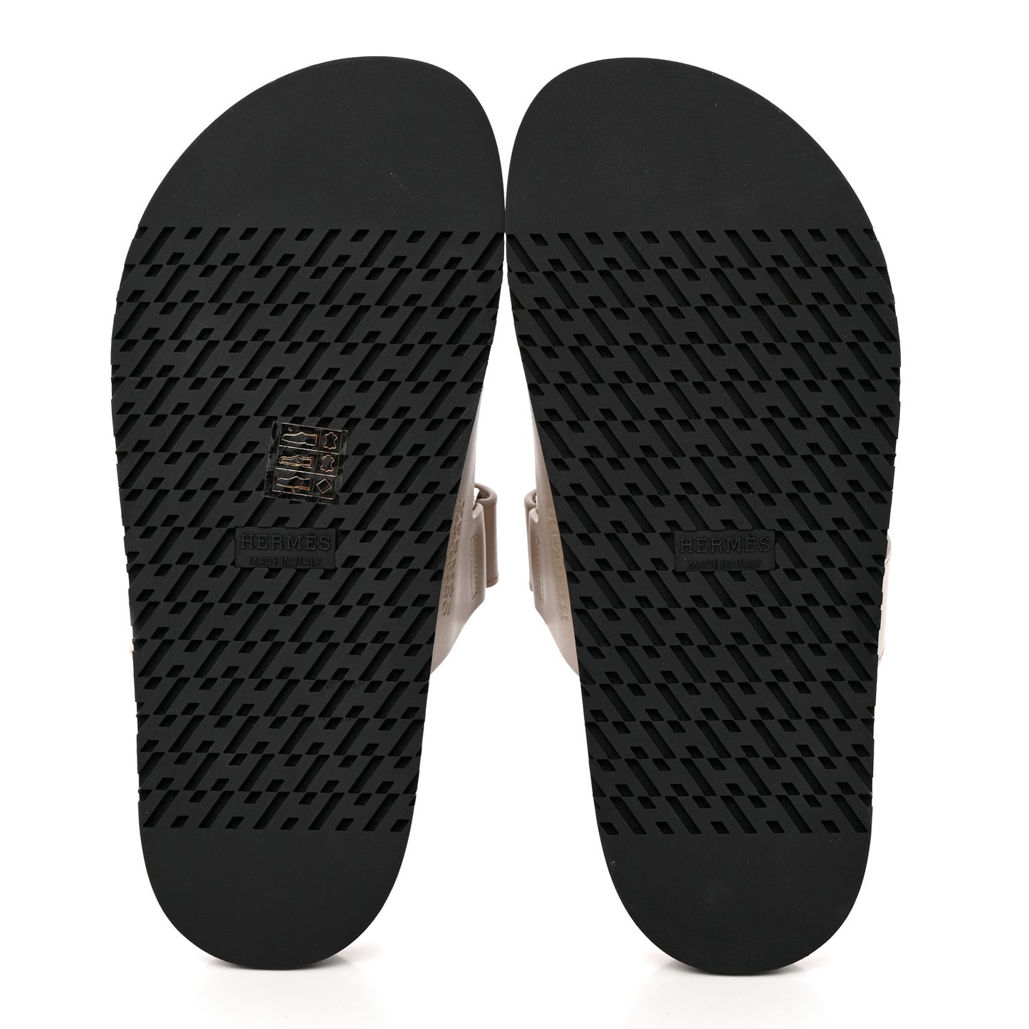 Calfskin Womens Chypre Sandals 37.5 Beige Mastic