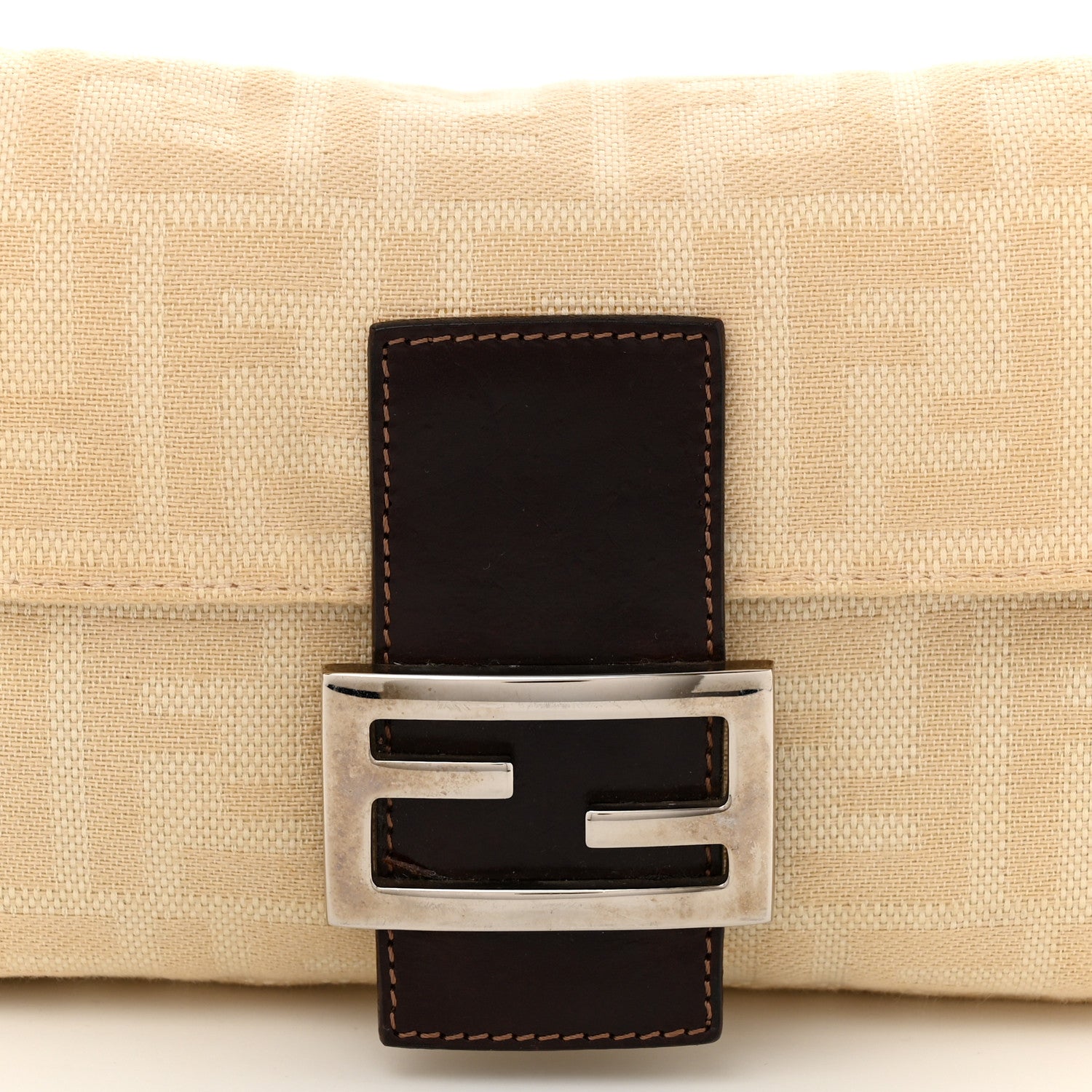 Fendi Zucca Baguette Beige 7 of 10