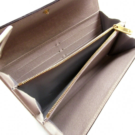 Louis Vuitton Monogram Dentelle Sarah Wallet Silver 5 of 7