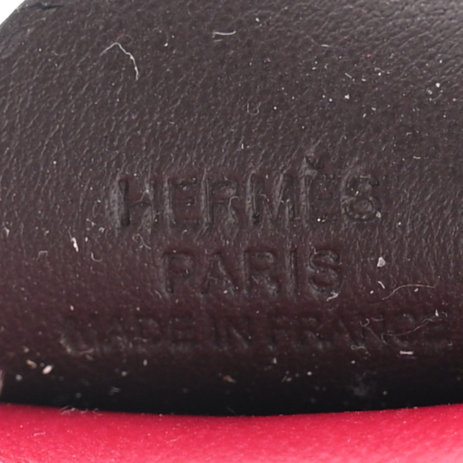 Hermes Milo Lambskin Grigri Rodeo Pegase Horse Bag Charm PM Framboise Rose Sakura Rouge Sellier 3 of 5