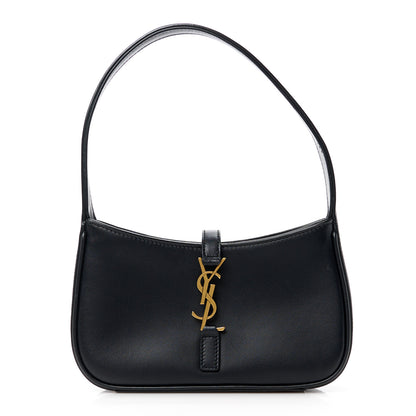 Saint Laurent Smooth Calfskin Le 5 A 7 Mini Hobo Black 1 of 13
