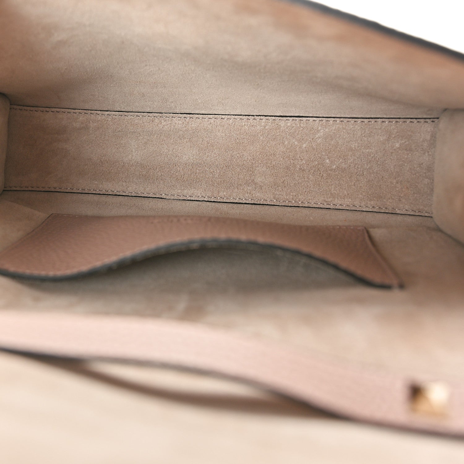 Valentino Garavani Pebbled Calfskin Medium Rockstud Flip Lock Crossbody Bag Poudre 5 of 10
