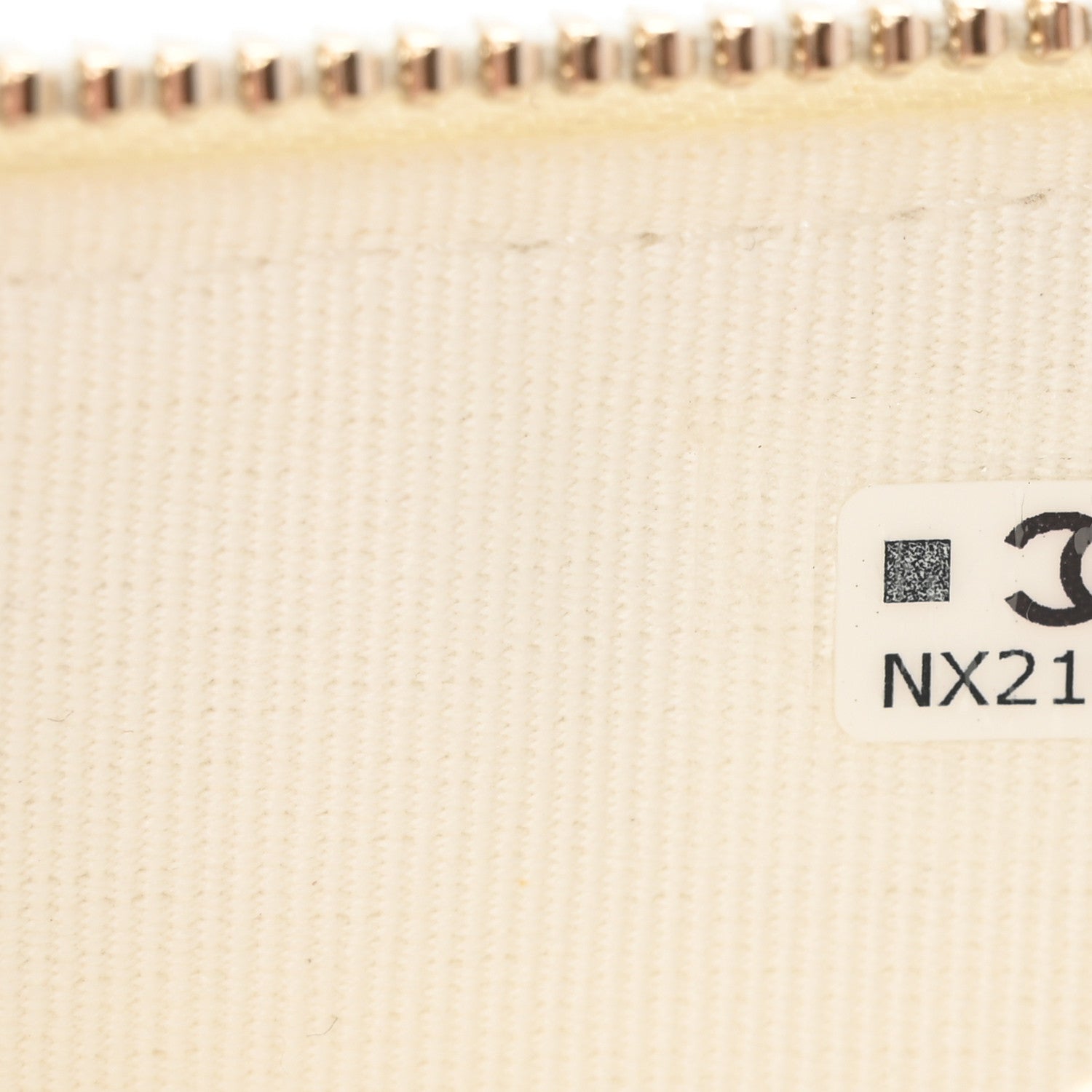 Chanel Caviar Quilted Flap Zip Card Holder White 7 of 8