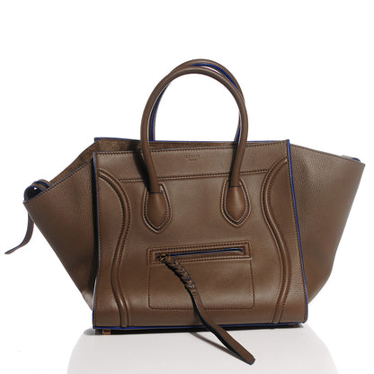Celine Supple Calfskin Medium Phantom Luggage Khaki 10 of 10