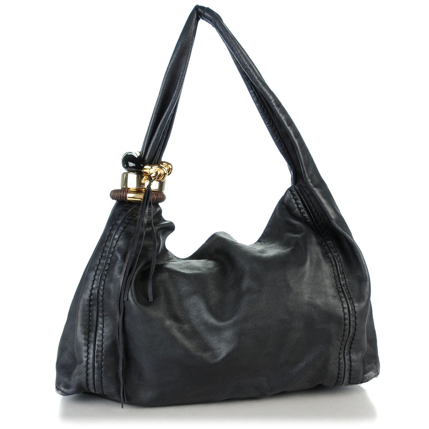 Jimmy Choo Nappa XL Saba Hobo Black 1 of 6
