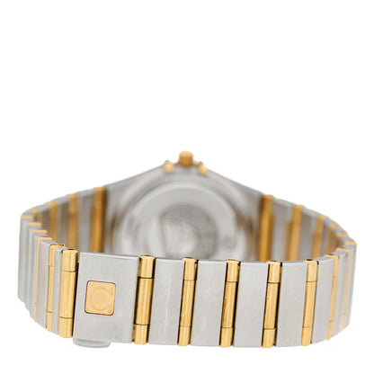 Omega Stainless Steel 18K Yellow Gold Diamond Bezel Mother of Pearl 22mm Constellation Quartz Watch 1267.75.00 3 of 4