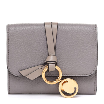 Chloe Calfskin Alphabet Trifold Wallet Cashmere Grey 1 of 12