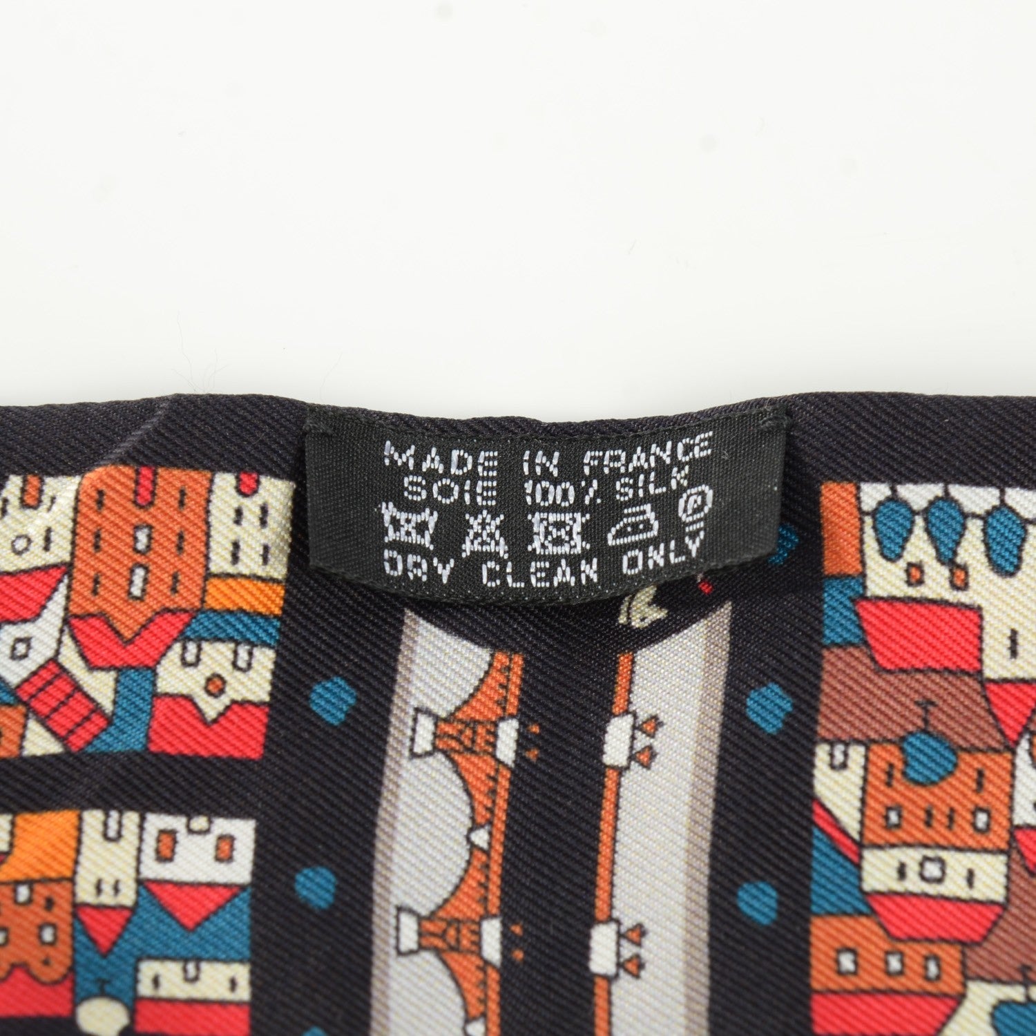 Hermes Silk Rive Droite Rive Gauche Twilly Noir Brique Bleu 4 of 5
