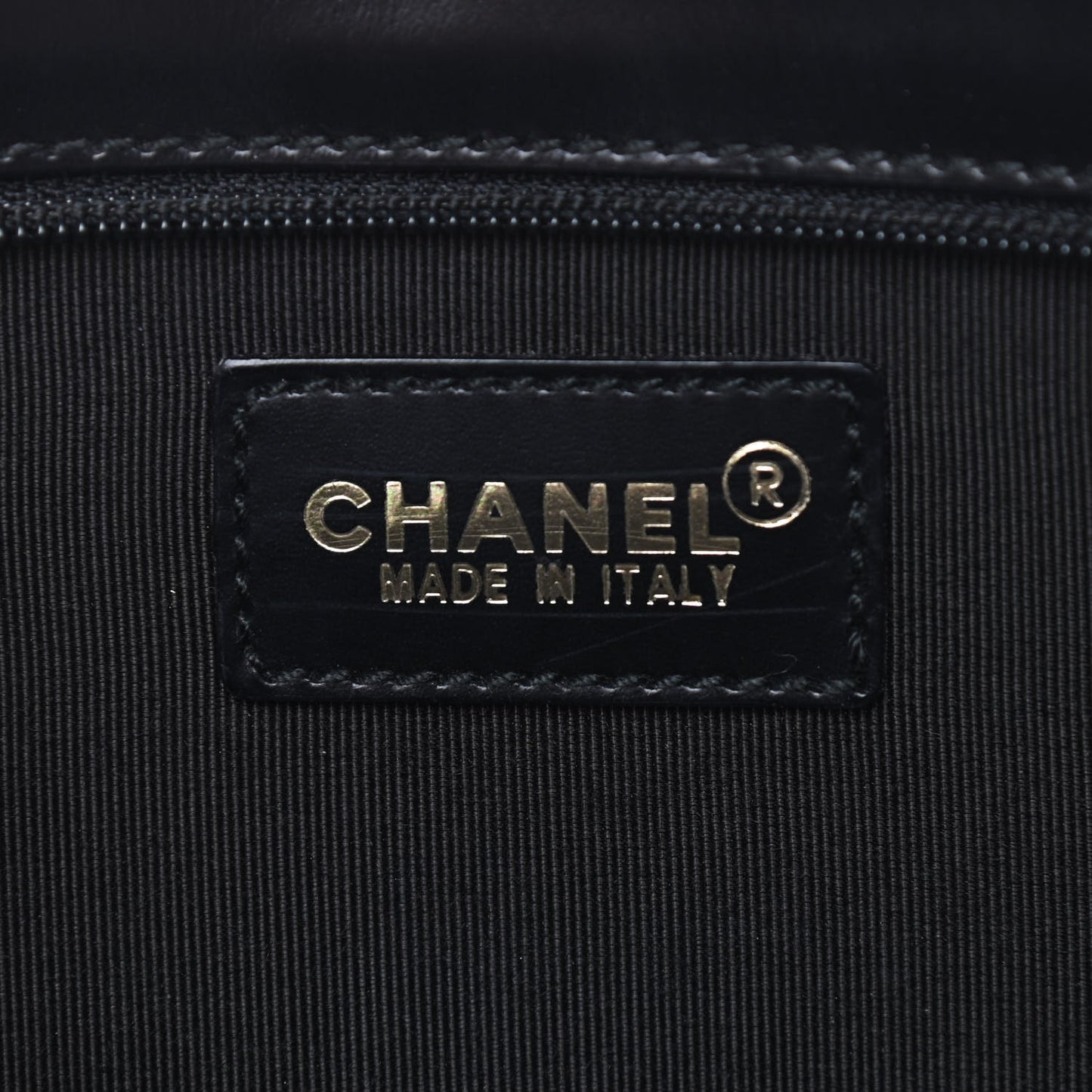 Canvas Coco ID Chain Clutch Black