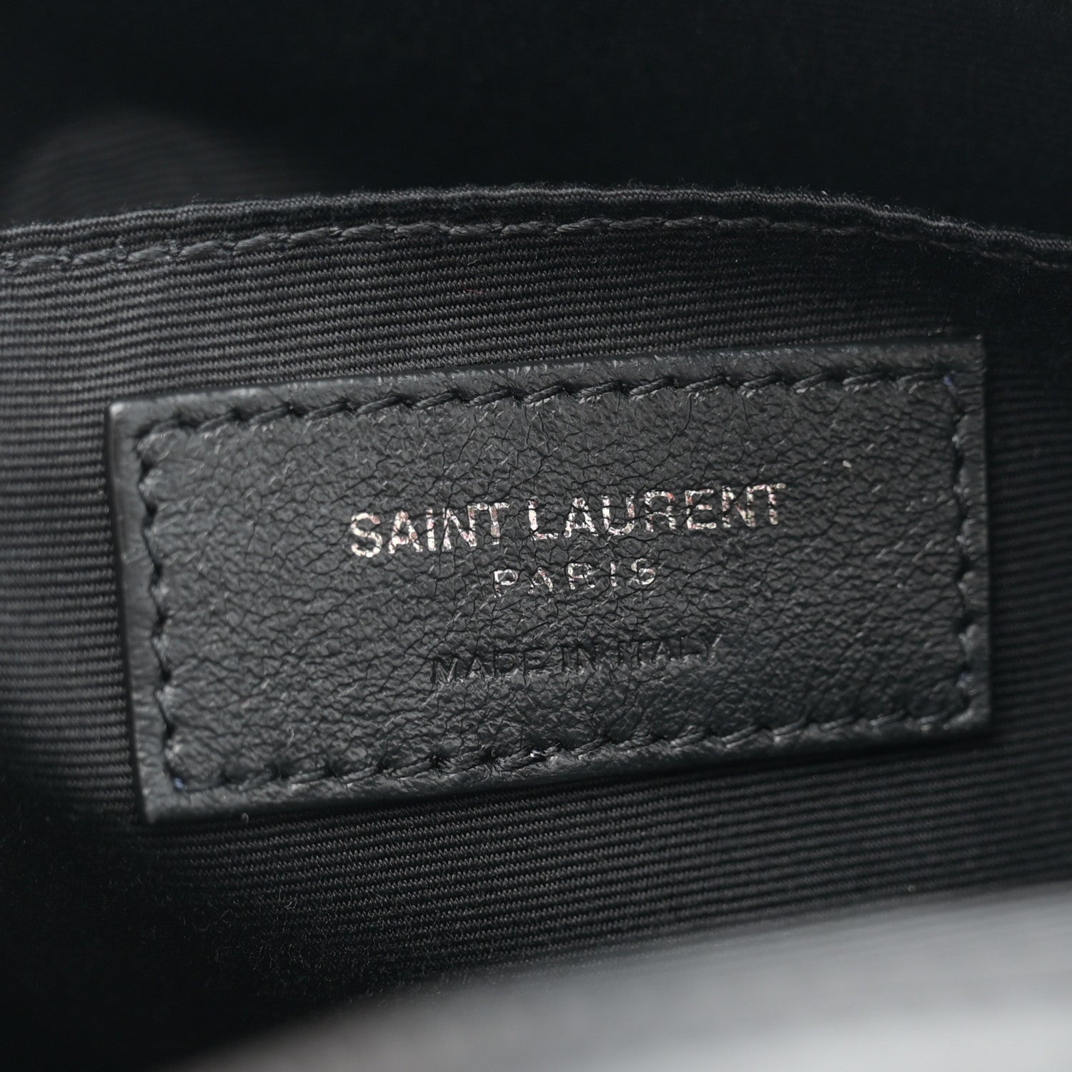 Saint Laurent Calfskin Matelasse Monogram Lou Camera Bag Black 6 of 12