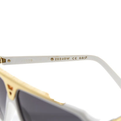Louis Vuitton Evidence Sunglasses Z0240W White 5 of 14