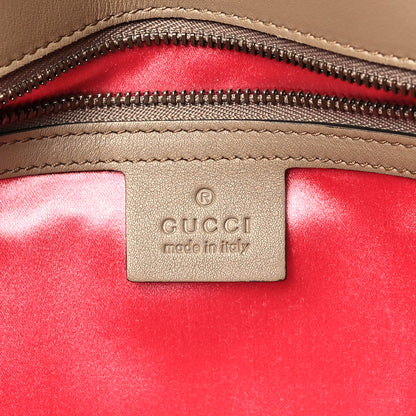 Gucci Velvet Matelasse Small GG Marmont Shoulder Bag Taupe 6 of 11