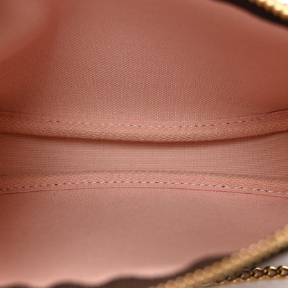 Louis Vuitton Damier Ebene 2020 Christmas Animation Big Wheel Mini Pochette Accessories Rose Ballerine 5 of 8