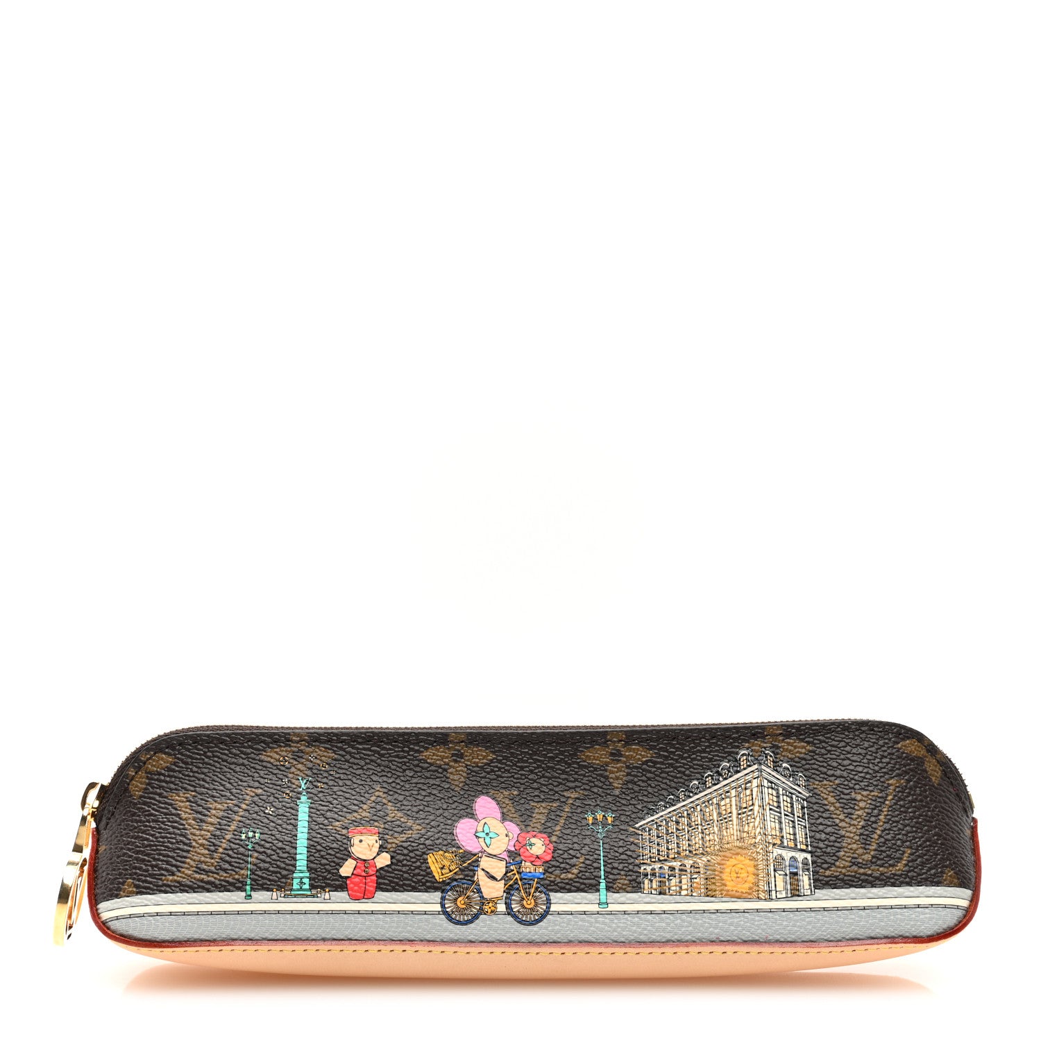 Louis Vuitton Monogram 2022 Christmas Animation Paris Elizabeth Pencil Pouch Pink 1 of 6