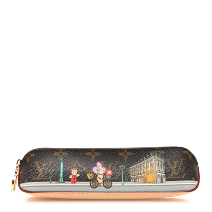 Louis Vuitton Monogram 2022 Christmas Animation Paris Elizabeth Pencil Pouch Pink 1 of 6