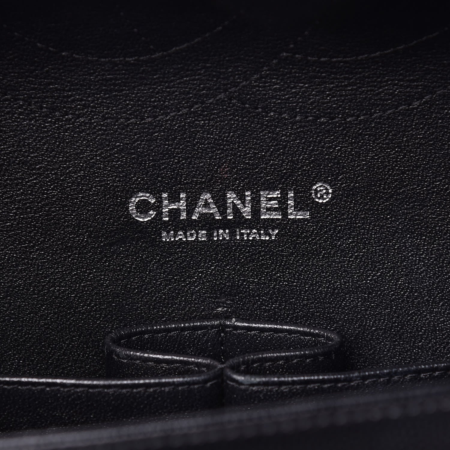 Chanel Caviar Chevron Quilted Jumbo Double Flap Black 6 of 10