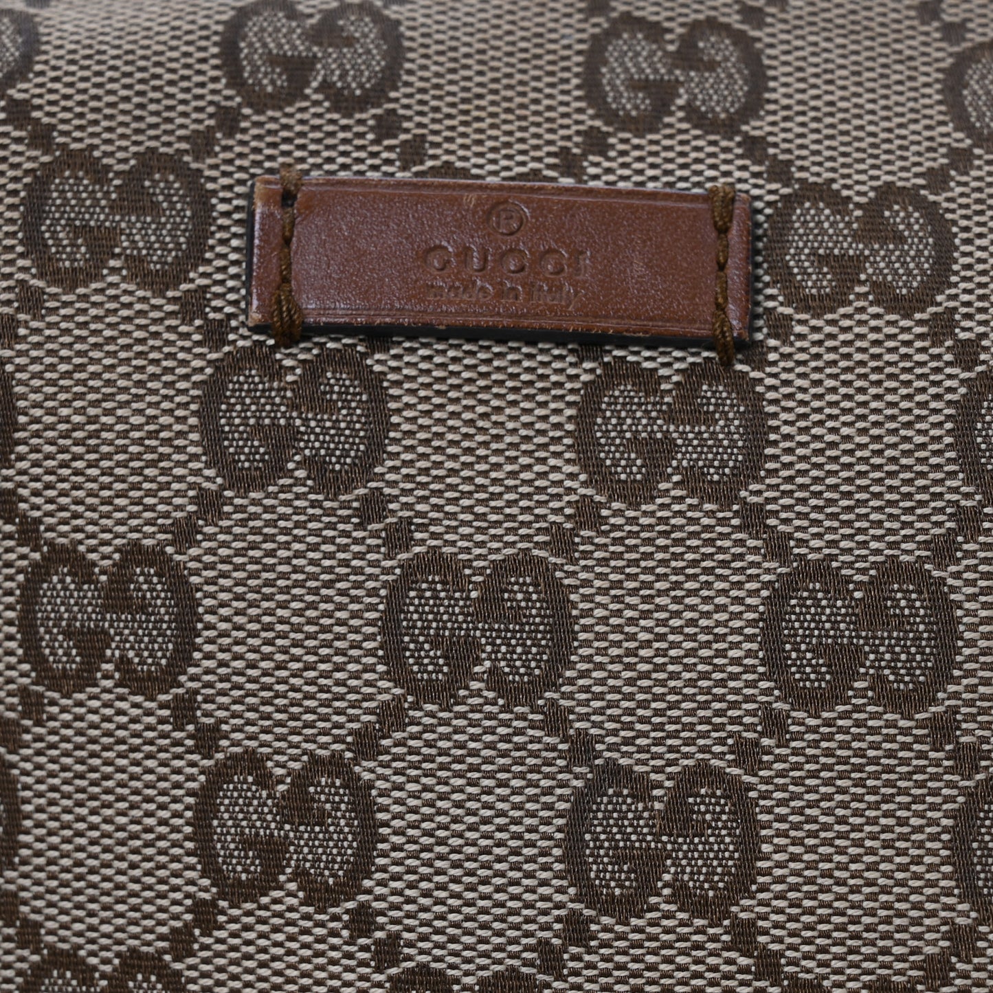 Monogram Medium Half Moon Hobo Brown