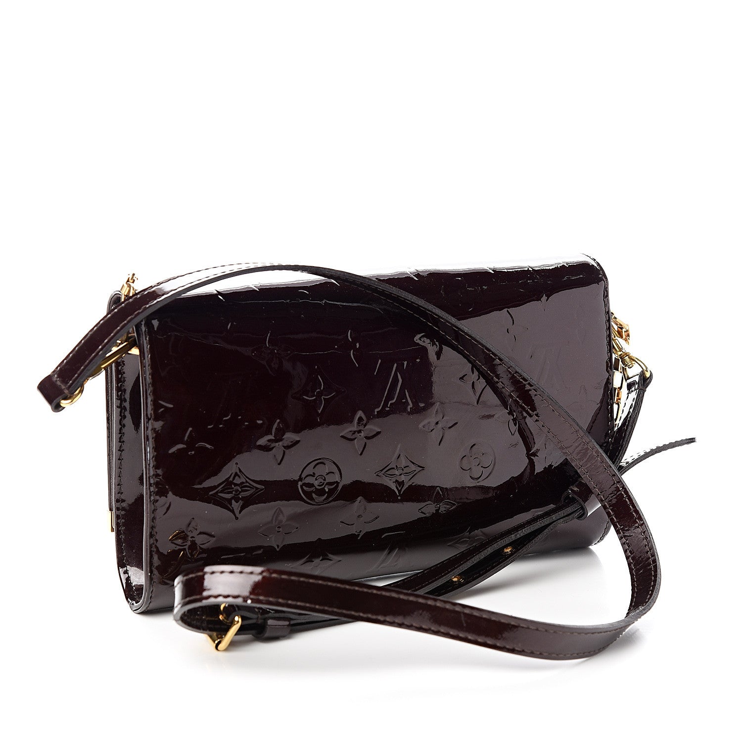Louis Vuitton Vernis Ana Clutch Amarante 2 of 8