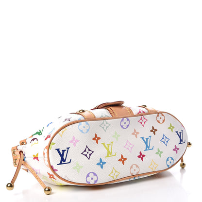 Louis Vuitton Monogram Multicolor Theda GM White 4 of 9